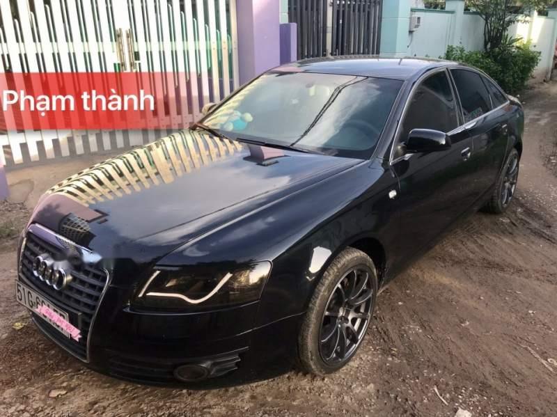 Audi A6     2010 - Bán xe Audi A6 năm sản xuất 2010, màu đen, nhập khẩu số tự động