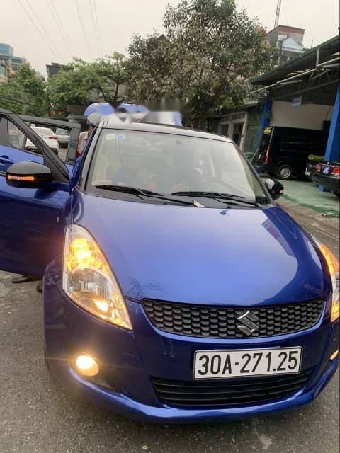 Suzuki Swift 2014 - Gia đình bán Suzuki Swift đời 2014, màu xanh lam, giá chỉ 419 triệu