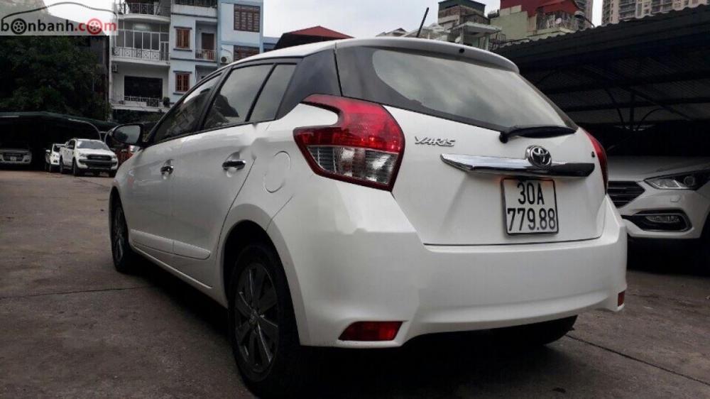 Toyota Yaris 1.3G 2015 - Bán Toyota Yaris 1.3G đời 2015, màu trắng, nhập khẩu 