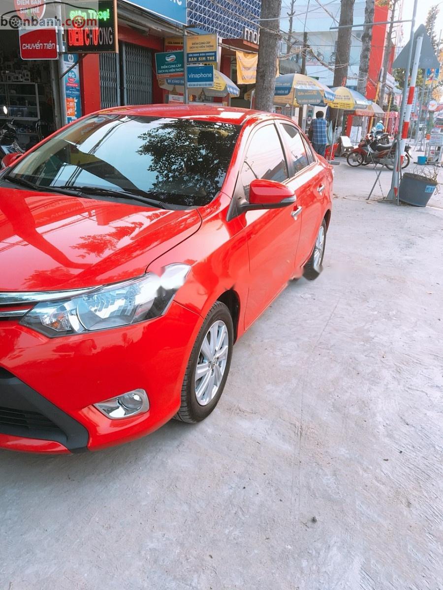 Toyota Vios 2015 - Bán Toyota Vios 2015, màu đỏ, xe ít sử dụng 