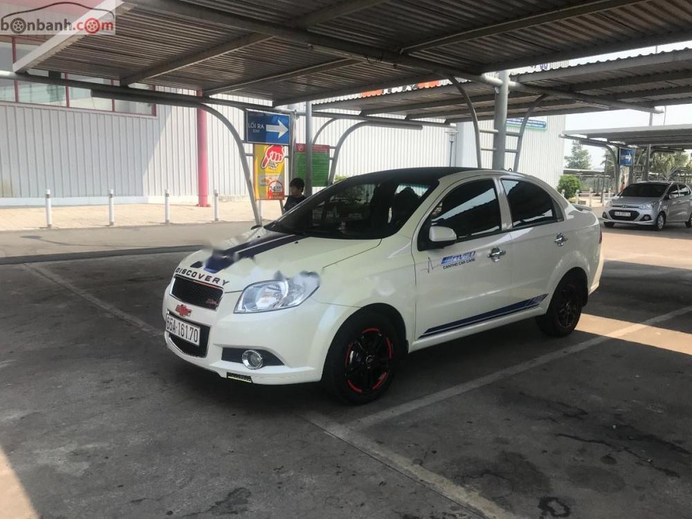 Chevrolet Aveo LTZ 1.4 AT 2018 - Bán Chevrolet Aveo LTZ 1.4 AT đời 2018, màu trắng, ít sử dụng  