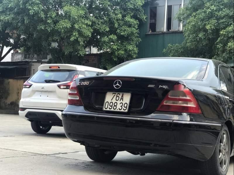 Mercedes-Benz C class  C200K MT   2003 - Cần bán lại xe Mercedes C200K MT sản xuất 2003, màu đen còn mới