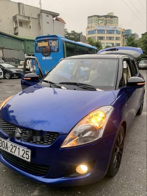 Suzuki Swift 2014 - Gia đình bán Suzuki Swift đời 2014, màu xanh lam, giá chỉ 419 triệu