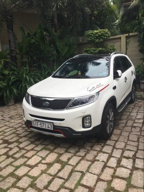 Kia Sorento   2015 - Bán ô tô Kia Sorento sản xuất năm 2015, màu trắng, xe đẹp