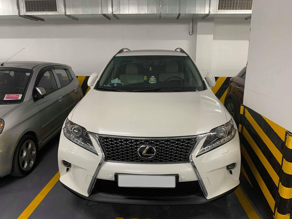 Lexus RX 350 2009 - Cần bán xe Lexus RX 350 model 2014, màu trắng, nội thất kem