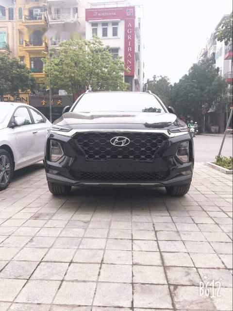 Hyundai Santa Fe 2019 - Bán xe Hyundai Santa Fe đời 2019, màu đen, giao xe ngay