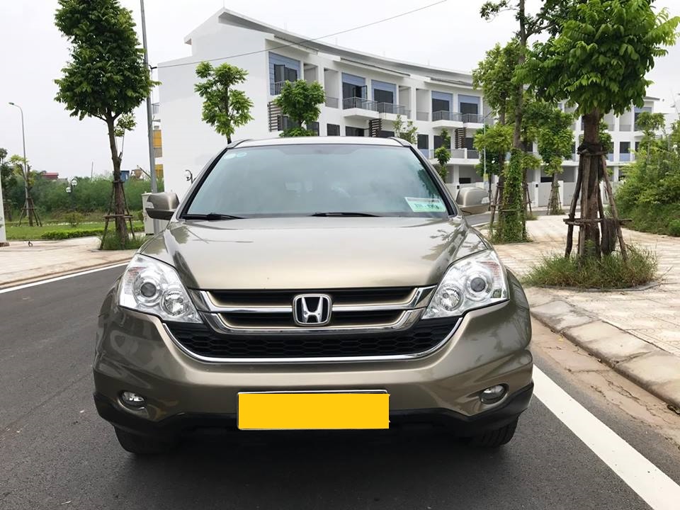 Honda CR V 2.4AT 2010 - Cần bán xe Honda CRV 2010 AT bản 2.4, full màu vàng cát