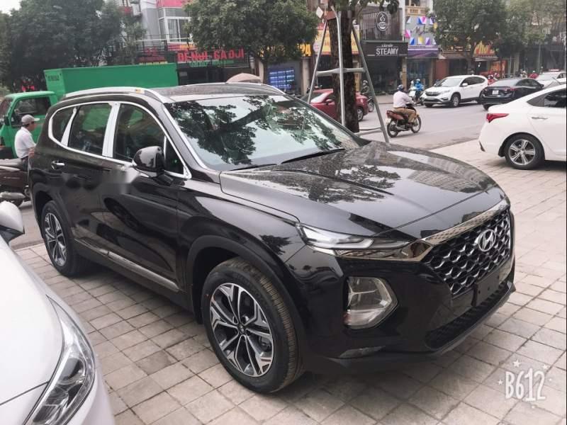 Hyundai Santa Fe 2019 - Bán xe Hyundai Santa Fe đời 2019, màu đen, giao xe ngay