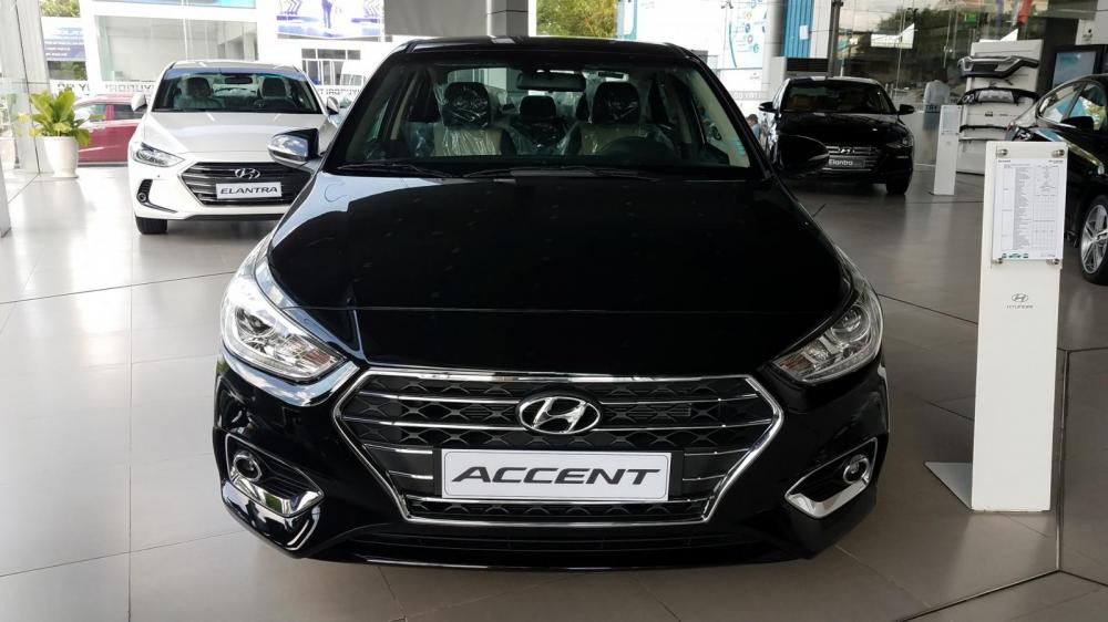 Hyundai Accent 1.4AT 2019 - Bán Accent số tự động giao ngay, giá chỉ 499tr, màu đen mạnh mẽ tại Hyundai Tây Đô-Hyundai Cần Thơ