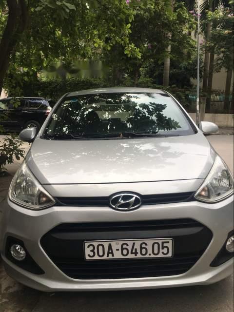 Hyundai Grand i10 2015 - Bán Hyundai Grand i10 đời 2015, màu bạc, nhập khẩu nguyên chiếc chính chủ