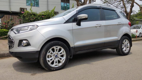 Ford EcoSport   1.5 AT  2015 - Bán Ford EcoSport 1.5 AT đời 2015, màu bạc 