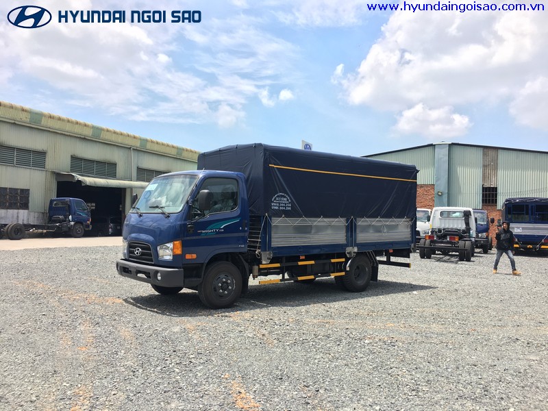 Hyundai Mighty 75S 2019 - Hyundai New 75S thùng dài 4m5, 3,5 tấn khuyến mãi