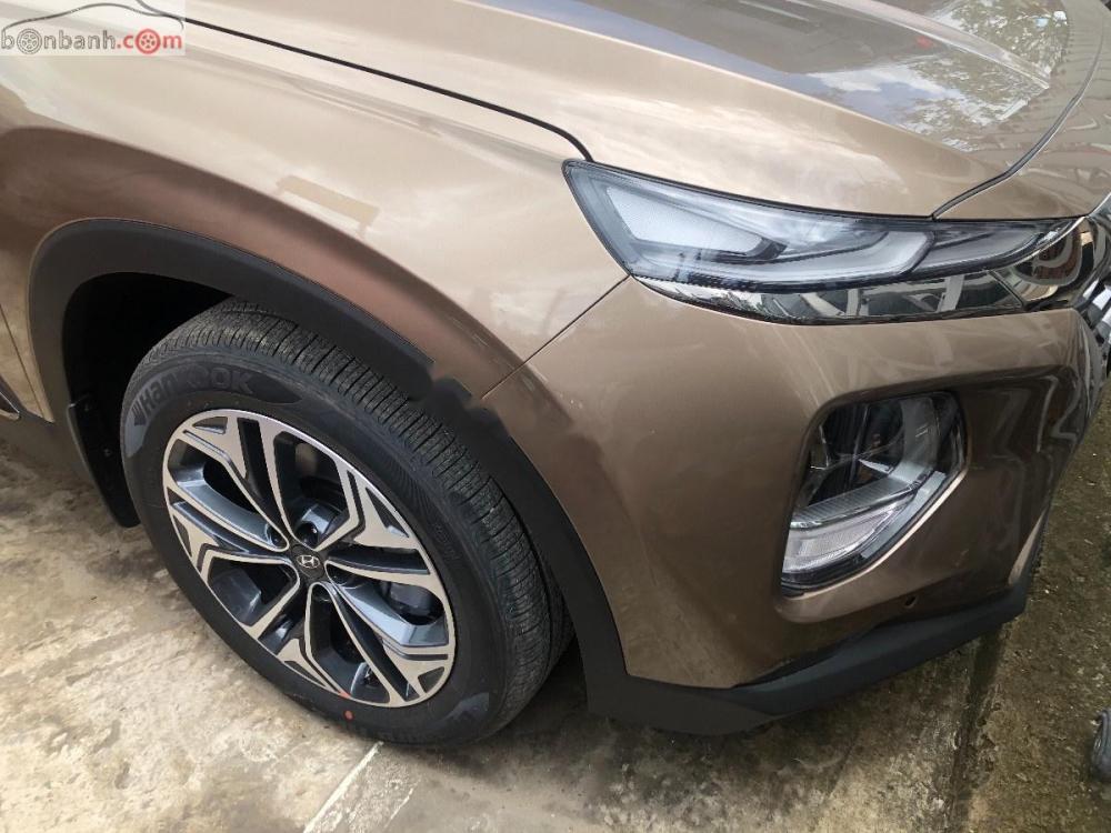 Hyundai Santa Fe Premium 2.2L HTRAC 2019 - Bán Hyundai Santa Fe Premium 2.2L HTRAC đời 2019, màu vàng