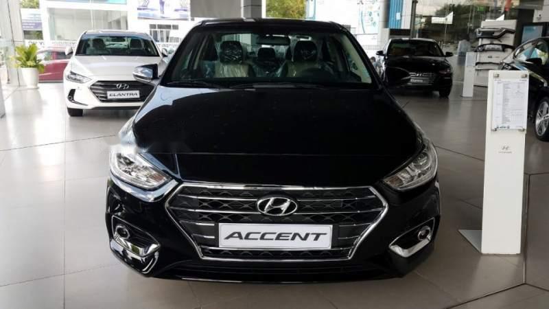 Hyundai Accent   AT   2019 - Cần bán Hyundai Accent AT sản xuất 2019, màu đen, giá chỉ 499 triệu