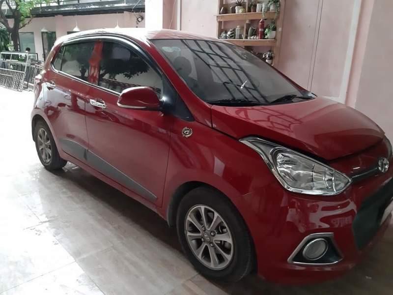 Hyundai Grand i10   AT 2015 - Bán Hyundai Grand i10 AT đời 2015, màu đỏ, nhập khẩu nguyên chiếc