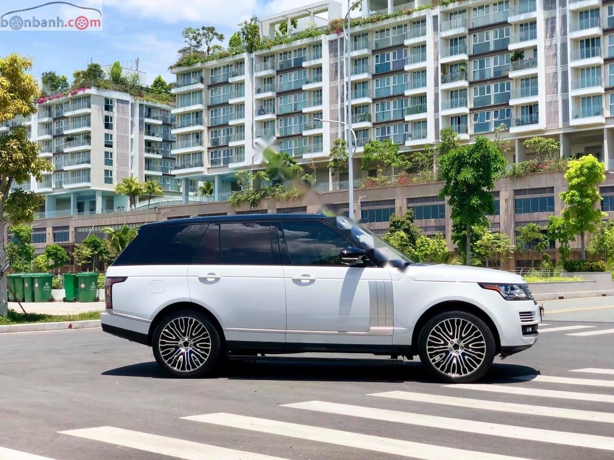 LandRover HSE 2015 - Cần bán gấp LandRover Range Rover HSE sản xuất năm 2015, màu trắng, nhập khẩu nguyên chiếc