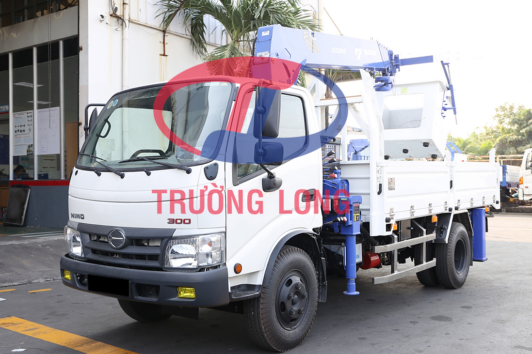 Hino 300 Series 2019 - Bán xe tải cẩu 3 tấn rưỡi kèm cần cẩu Tadano 3 tấn | Hino 300 XZU342L (Nhập khẩu) kèm nhiều ưu đãi