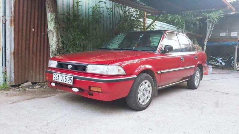 Toyota Corolla   1991 - Bán Toyota Corolla đời 1991, màu đỏ, xe nhập