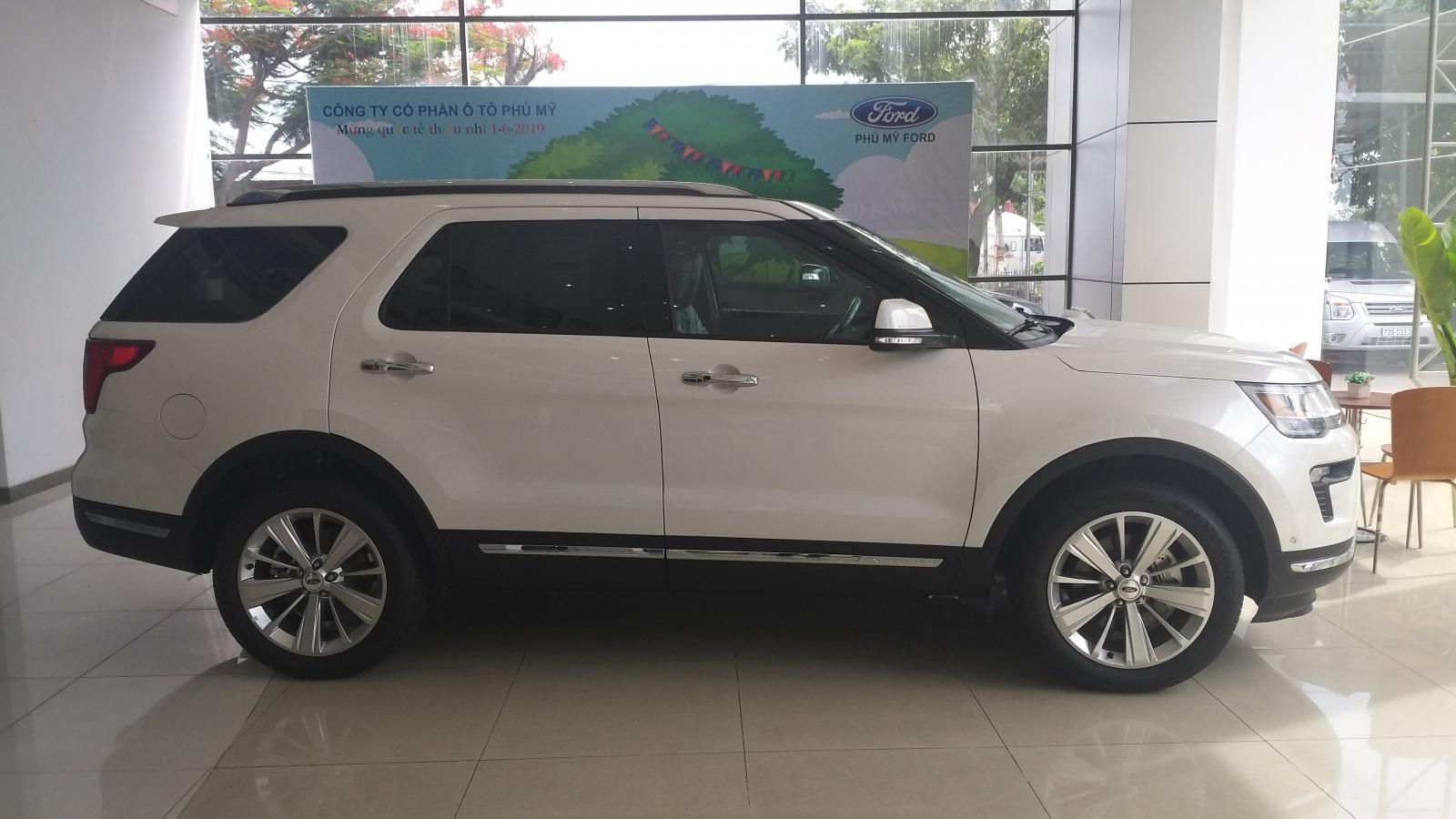 Ford Explorer Limited 2019 - Bán xe Ford Explorer Limited mới 100%, màu trắng, xe nhập Mỹ