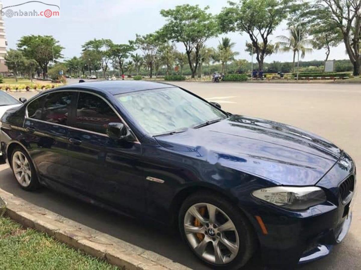 BMW 5 Series 528i 2010 - Bán BMW 5 Series 528i năm sản xuất 2010, màu xanh, xe mới sơn lại màu xanh biển