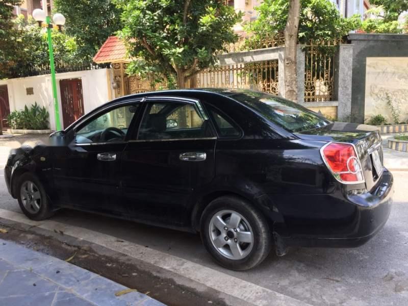 Chevrolet Lacetti   2008 - Bán Chevrolet Lacetti đời 2008, màu đen, máy móc gầm bệ chắc chắn