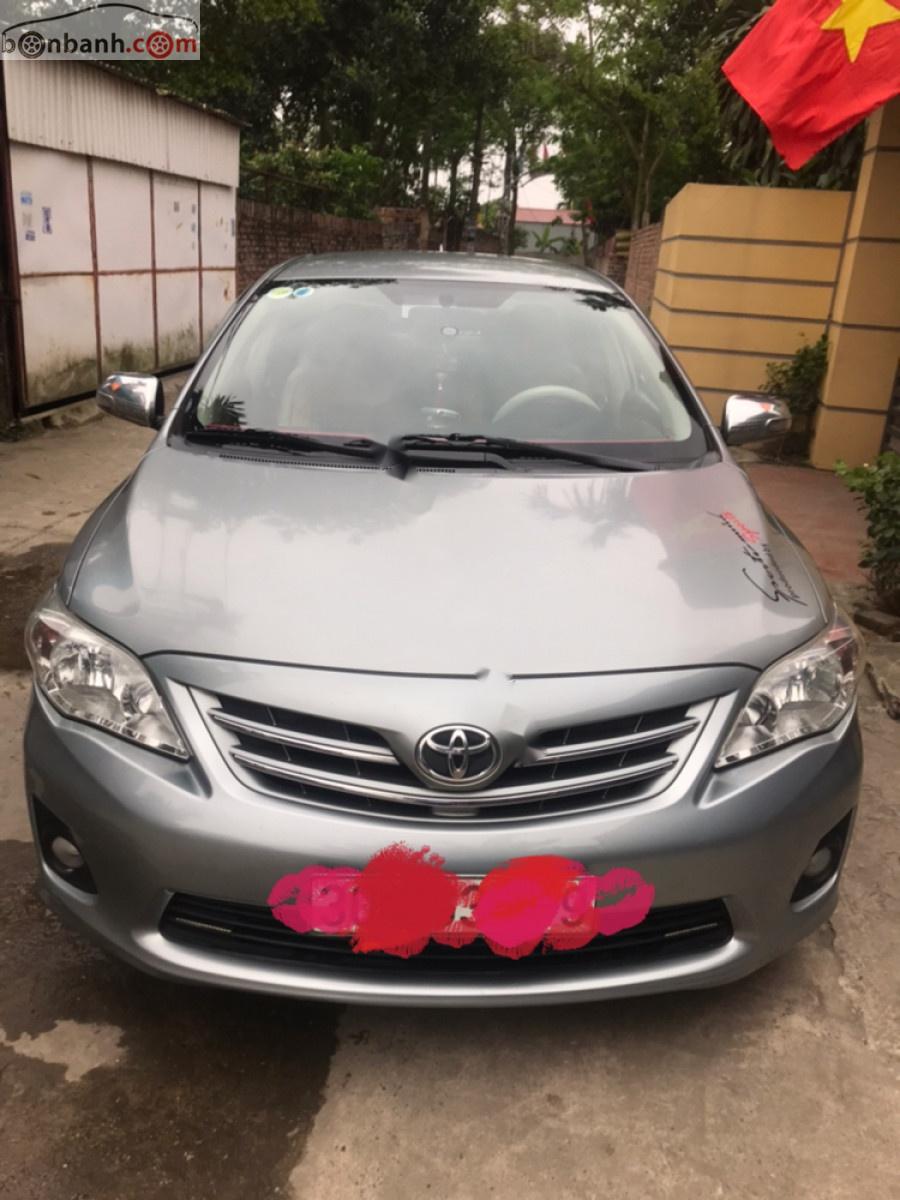 Toyota Corolla XLi 1.6 2011 - Cần bán lại xe Toyota Corolla XLi 1.6 năm sản xuất 2011, màu xám, nhập khẩu, giá chỉ 535 triệu