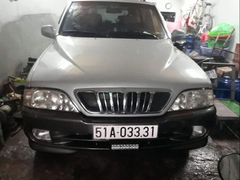 Ssangyong Musso 2003 - Bán Ssangyong Musso đời 2003, màu bạc, xe nhập 