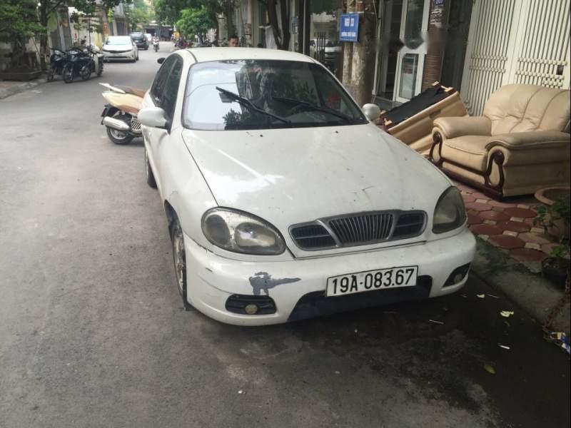 Daewoo Lanos 2004 - Bán Daewoo Lanos sản xuất 2004, màu trắng, xe nhập