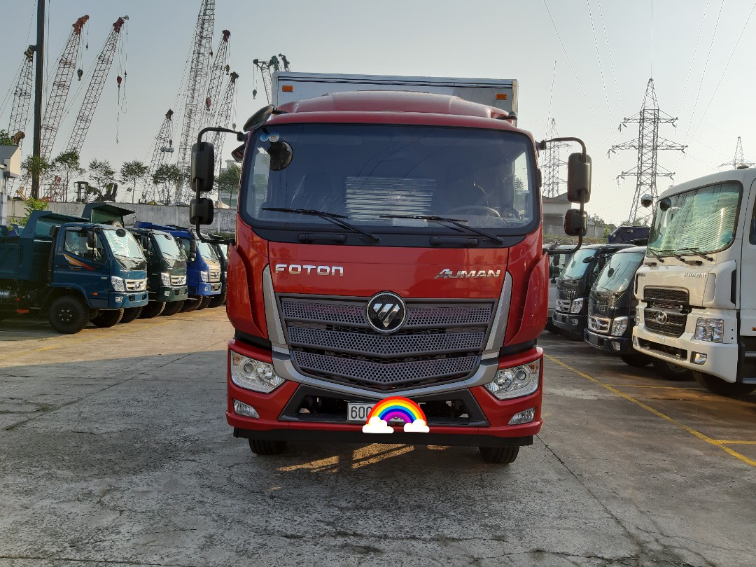 Thaco AUMAN C160 E4 2019 - Bán xe tải Thaco Auman C160, 9 tấn thùng kín 7,4m tại Đồng Nai