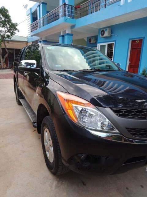 Mazda BT 50 2.2 MT  2015 - Cần bán xe Mazda BT 50 2.2 MT đời 2015, màu đen số sàn