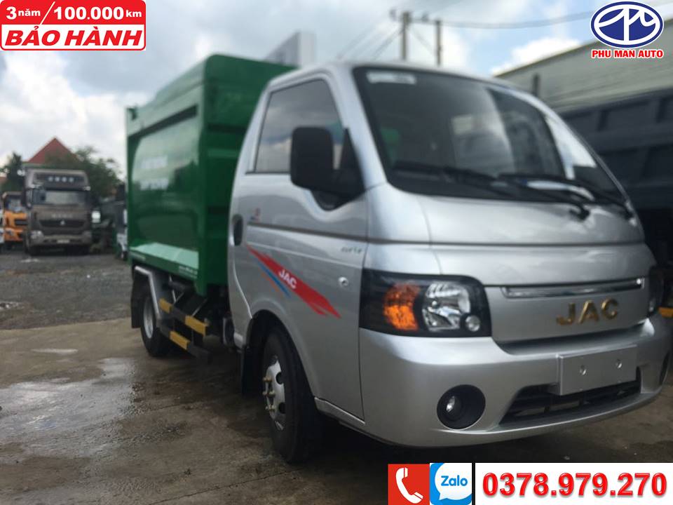 2019 - Xe chở rác Jac - 3.5 khối - bền -đẹp - giá cả hợp lí