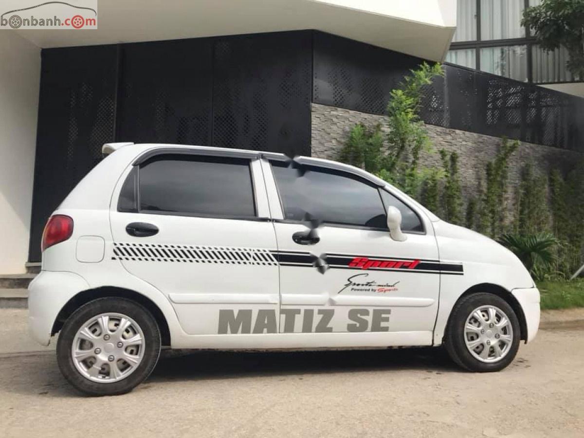 Daewoo Matiz SE 2005 - Cần bán lại xe Daewoo Matiz SE năm sản xuất 2005, màu trắng