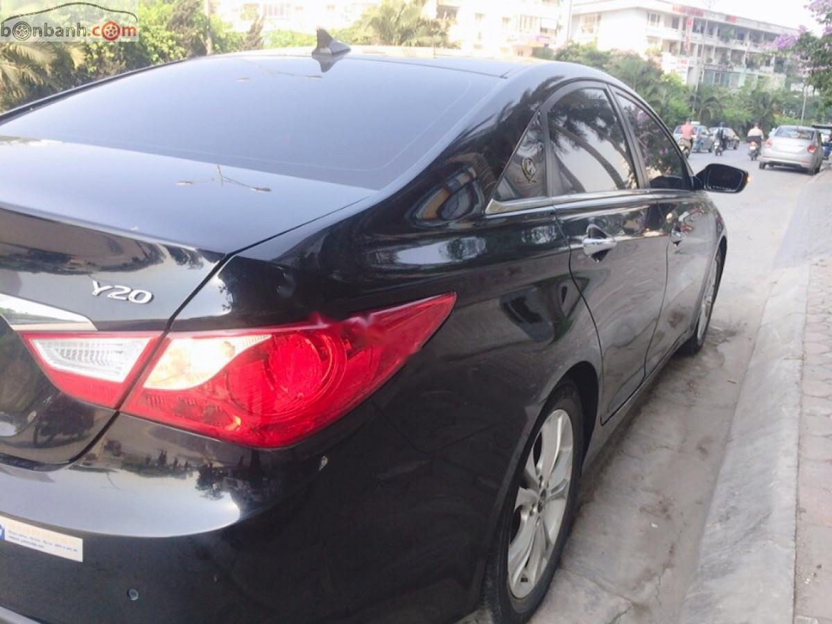 Hyundai Sonata Y20 2.0 AT 2009 - Cần bán lại xe Hyundai Sonata Y20 2.0 AT đời 2009, màu đen, nhập khẩu  