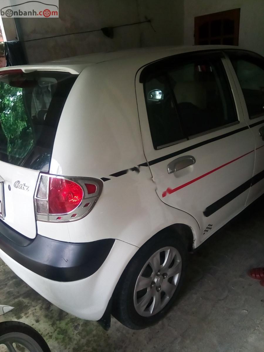 Hyundai Getz    2009 - Bán xe Hyundai Getz 2009, màu trắng, nhập khẩu