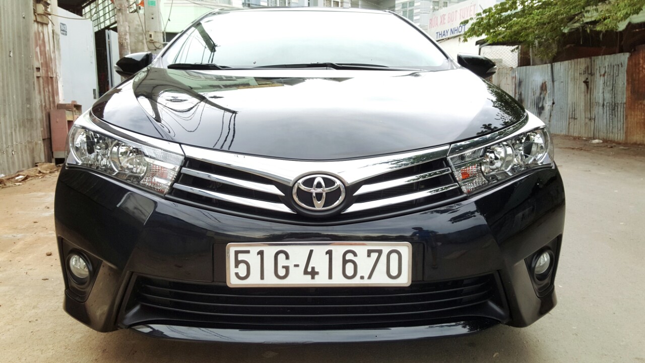 Toyota Corolla altis 1.8G AT 2017 - Bán ô tô Toyota Corolla Altis đời 2017, màu đen, xe mới 98%, liên hệ: 0913715808 - 0917174050 Thanh