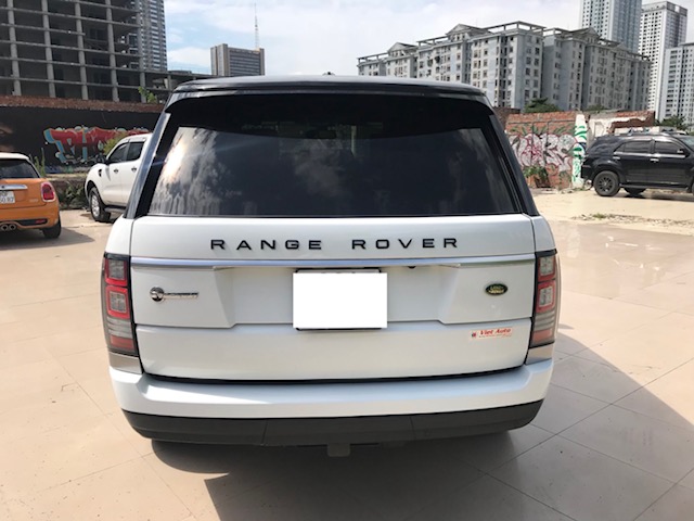 LandRover Range rover HSE 3.0V6 2014 - Bán Rangerover HSE 3.0V6 sản xuất 2014 đăng ký 2015, tư nhân, xe màu trắng nội thất kem, bản full