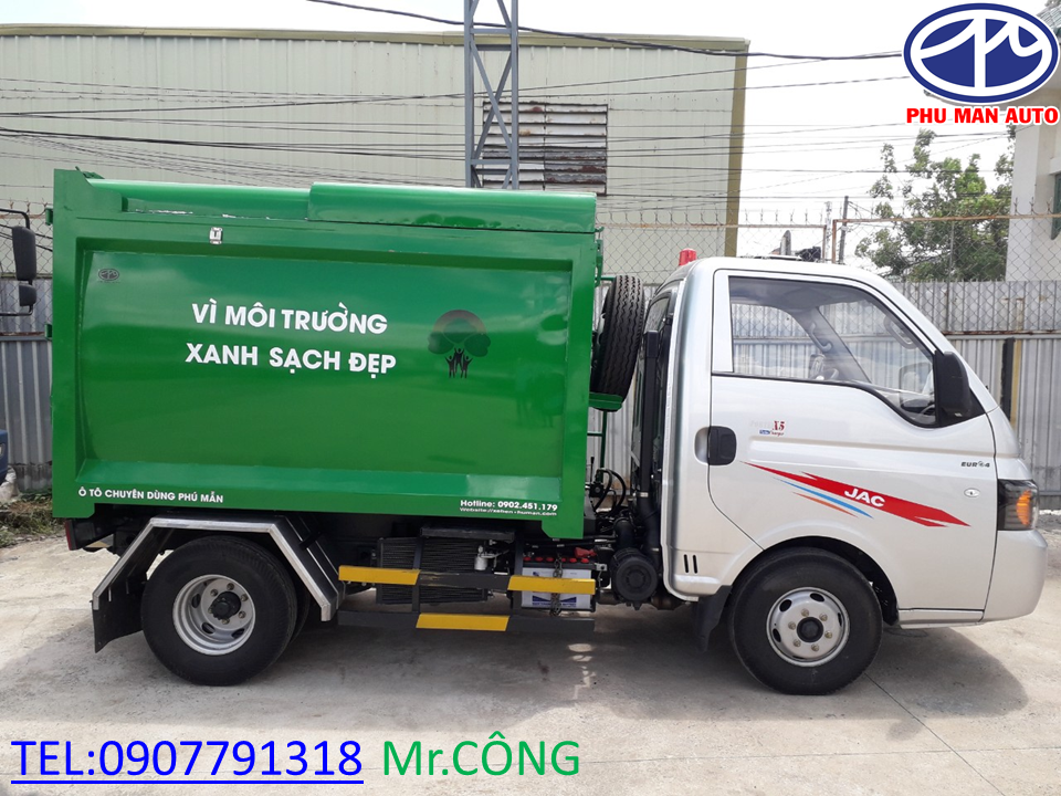 2019 - Bán xe chở rác JAC 3.5 khối động cơ Isuzu nhập khẩu