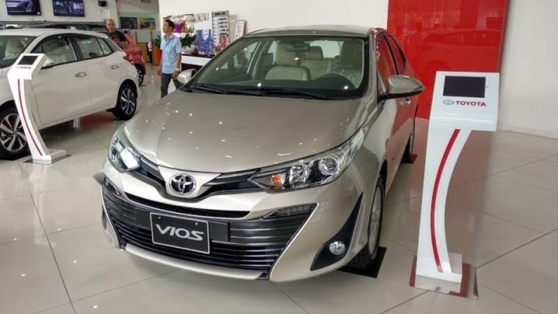 Toyota Vios  G   2019 - Bán xe Toyota Vios G đời 2019, màu vàng, giá tốt