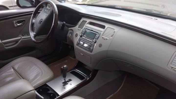 Hyundai Azera 2008 - Bán Huyndai Azera 2008 tự động màu đen, bản 2.7 full