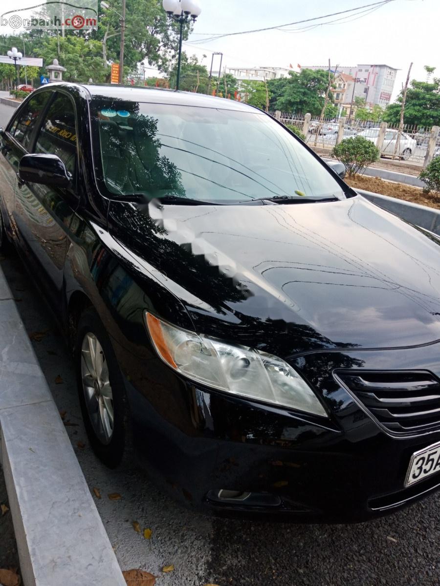 Toyota Camry 2.4 2007 - Cần bán gấp Toyota Camry 2.4 đời 2007, màu đen, xe nhập