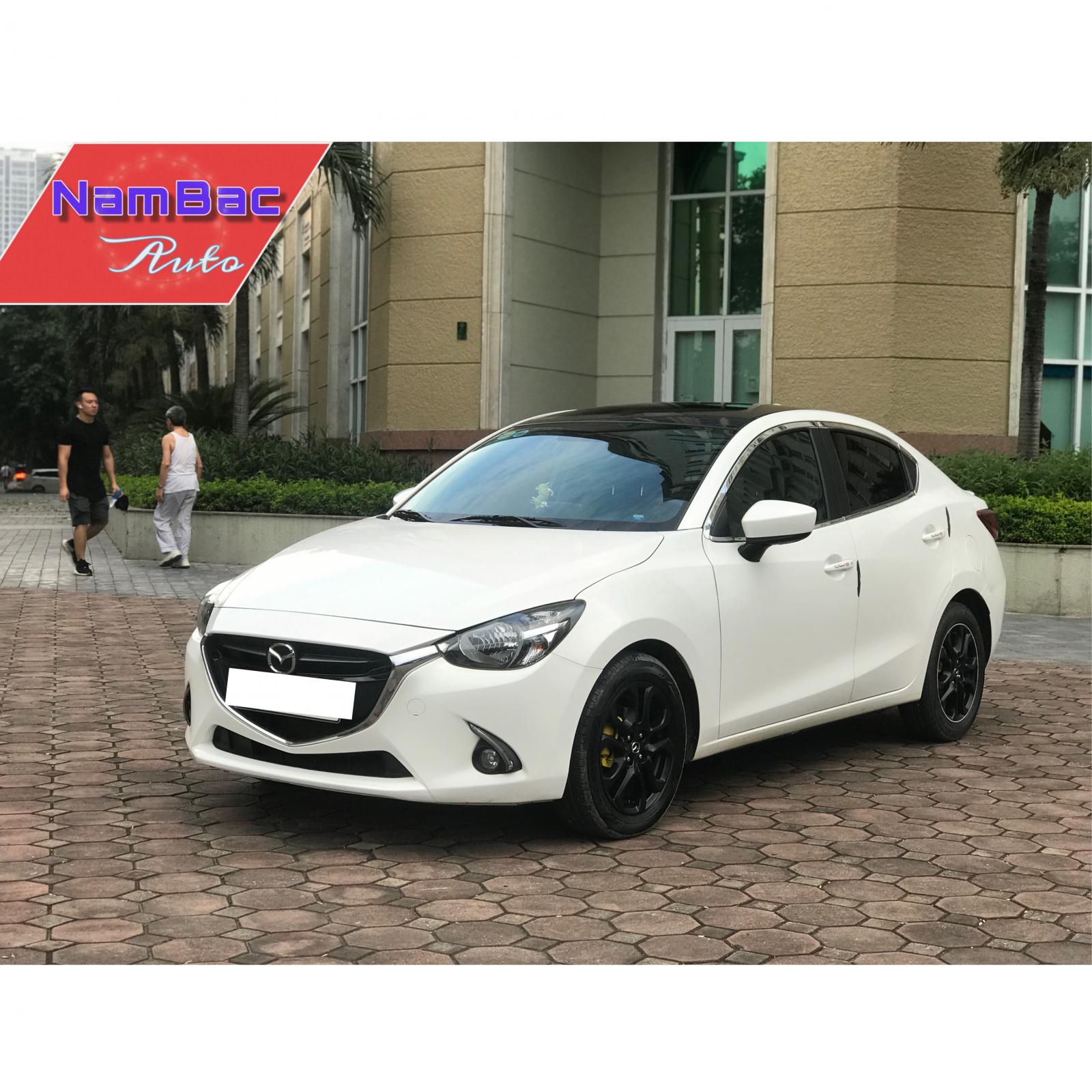 Mazda 2 1.5  2017 - Bán xe Mazda 2 1.5 Sedan năm 2017, màu trắng biển Hà Nội