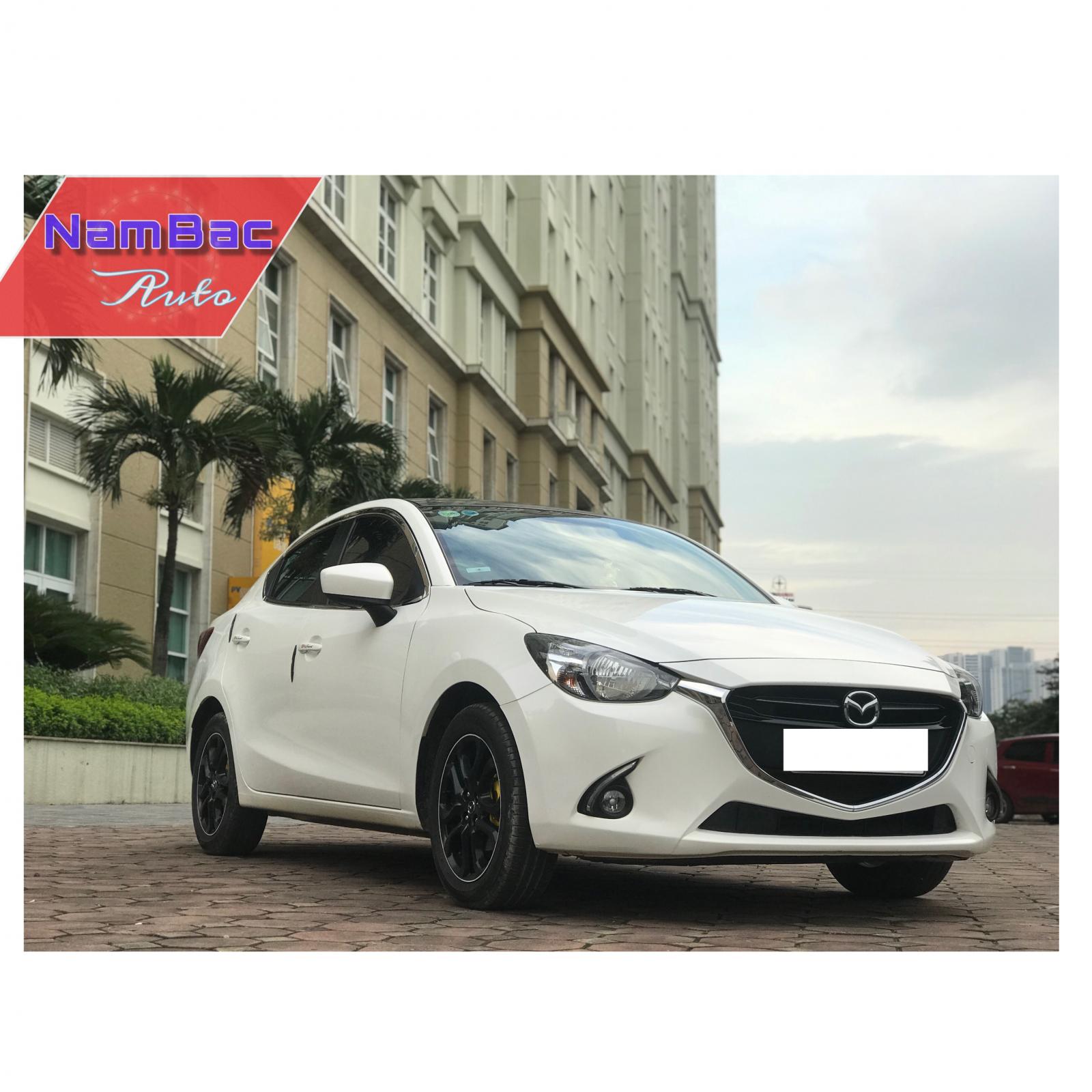 Mazda 2 1.5  2017 - Bán xe Mazda 2 1.5 Sedan năm 2017, màu trắng biển Hà Nội