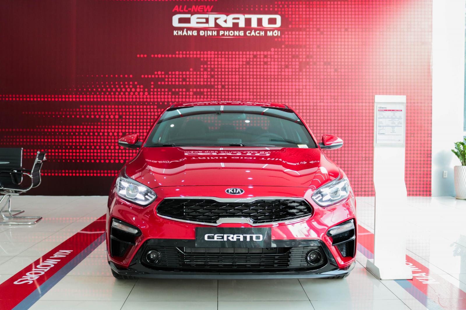 Kia Cerato 2019 - Kia Cerato 2019, đỏ Cr5, 184tr, hỗ trợ trả góp hồ sơ nhanh gọn, duyệt trong ngày