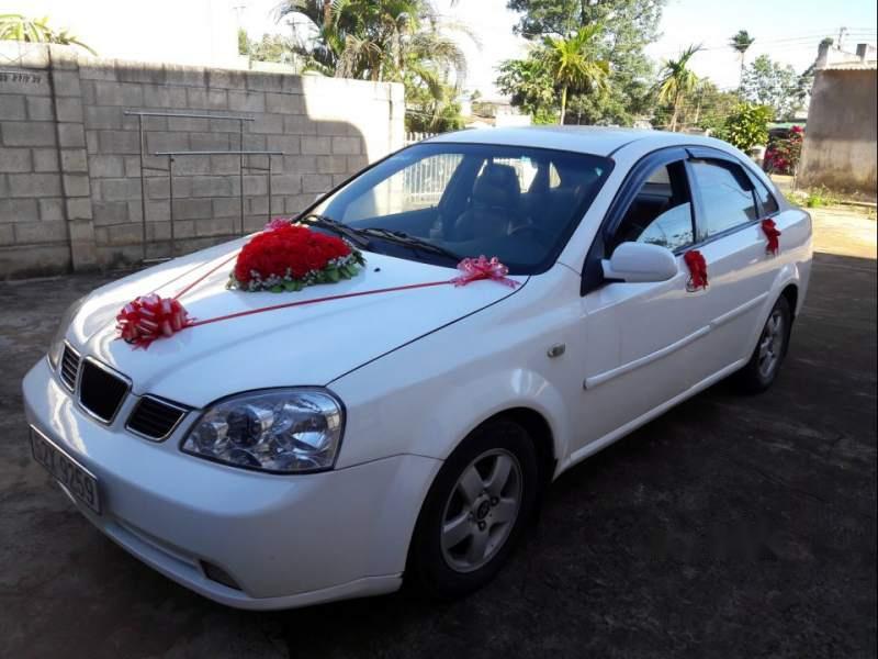 Daewoo Lacetti   2004 - Cần bán lại xe cũ Daewoo Lacetti 2004, màu trắng