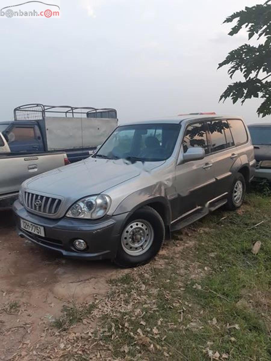 Hyundai Terracan 3.5 MT 2003 - Bán Hyundai Terracan 3.5 MT 2003, màu bạc, nhập khẩu