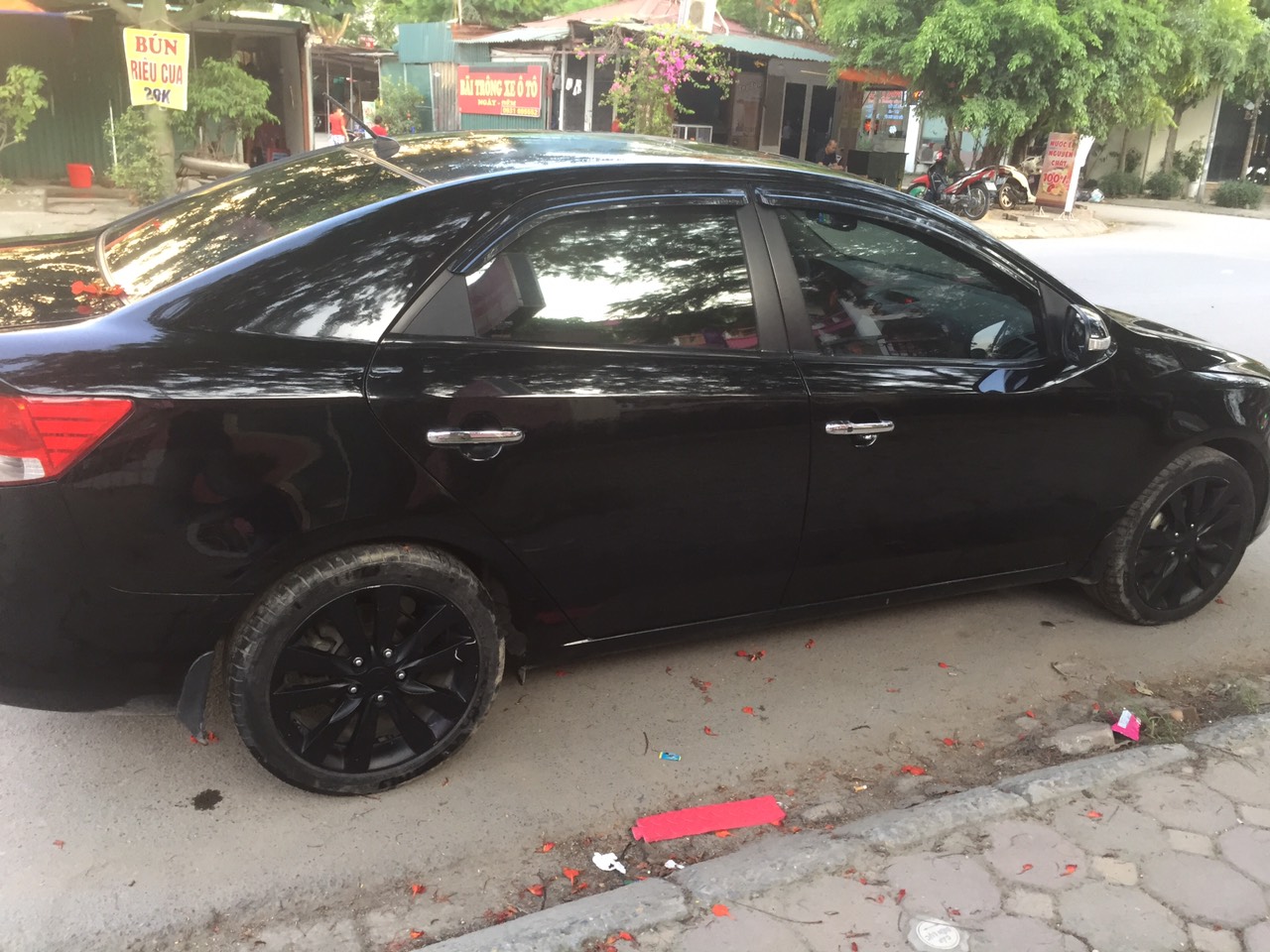 Kia Cerato LX 2009 - Bán xe Kia Cerato 2009, màu đen, tại Hà Nội