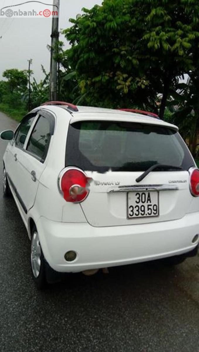 Chevrolet Spark LT 0.8 MT 2009 - Bán Chevrolet Spark LT 0.8 MT đời 2009, màu trắng, số sàn