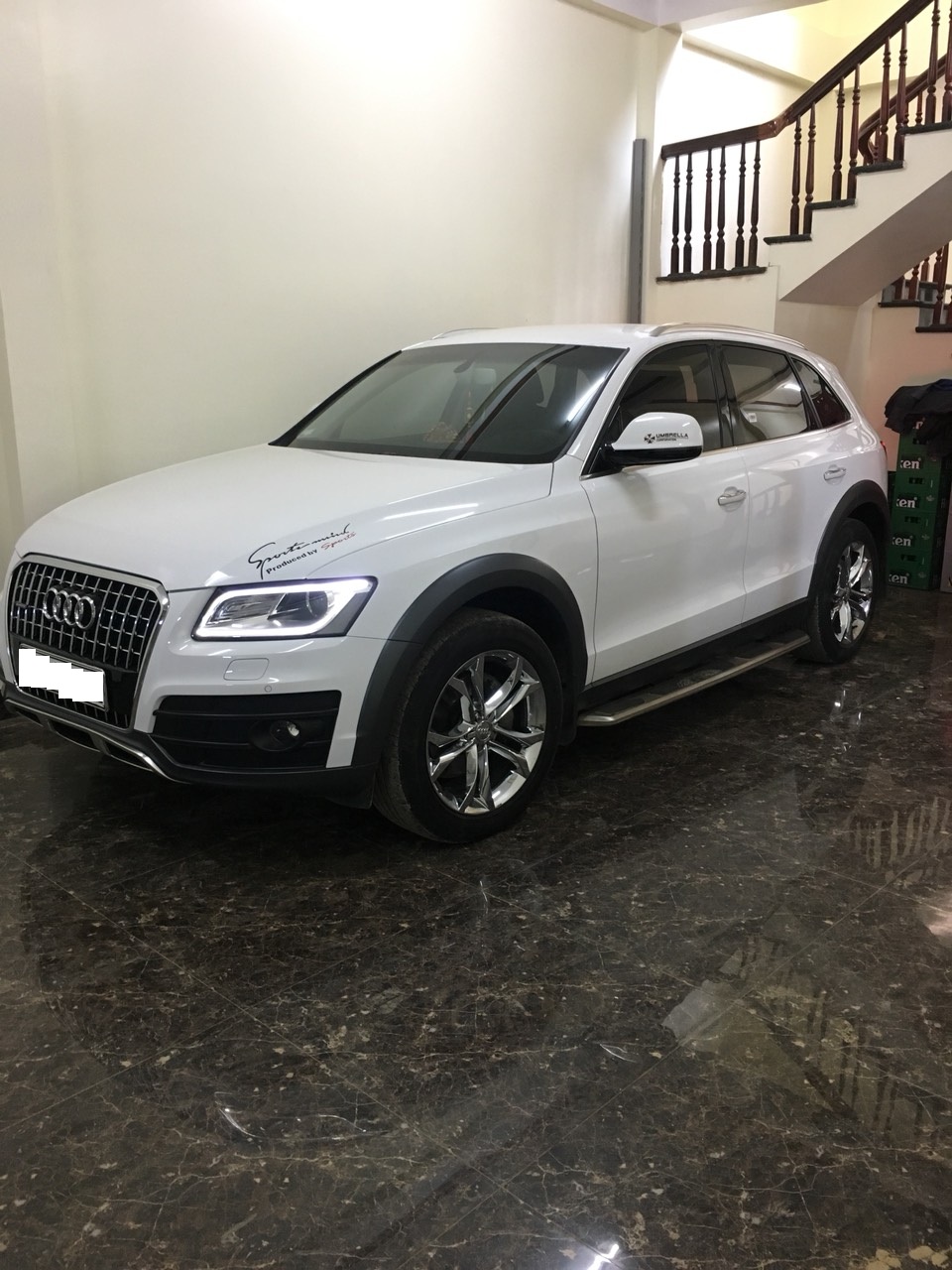 Audi Q5 2.0 Quattro 2016 - Bán xe Audi Q5 2.0 TFSI màu trắng/ đen sản xuất cuối 2016 nhập khẩu đăng ký 2017