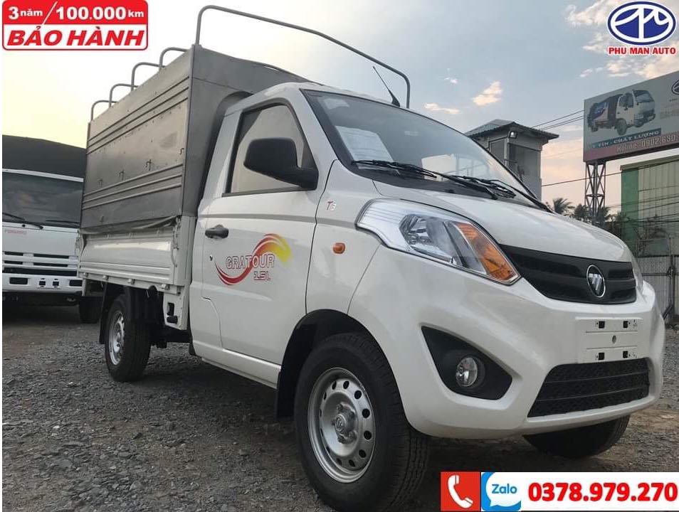 Xe tải 1 tấn - dưới 1,5 tấn 2019 - Xe tải thùng bạt FOTON GRATOUR 1.2L - 850kg giá rẻ