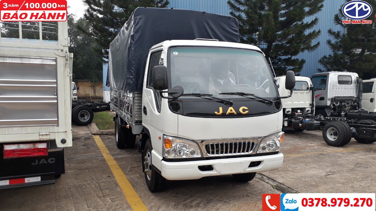 2019 - Xe tải JAC L250 2tấn4 - các loại thùng dài 4m3